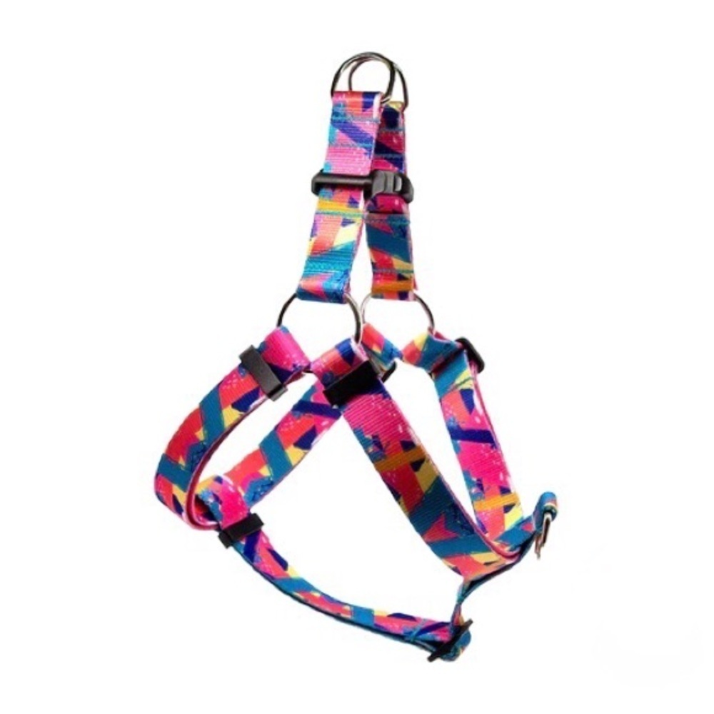 Large “Ultra” Step In Dog Harness, ‘90s Inspired, Miami Vice, Woof Conce…
